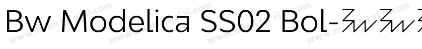 Bw Modelica SS02 Bol字体转换